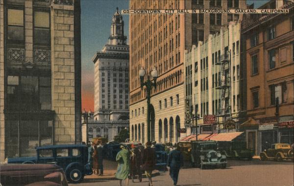 Downtown City Hall in Background Oakland California