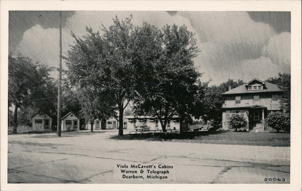 Viola McCavett's Cabins Dearborn Michigan