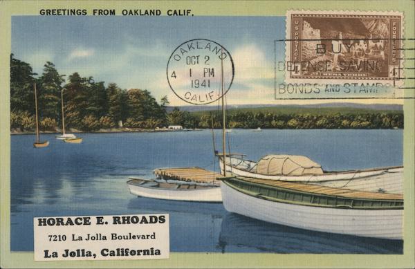 Greetings From Oakland, Calif. California