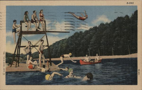 Children playing on a beach