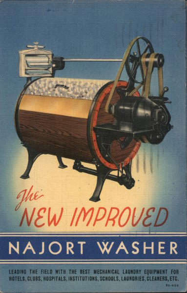 The New Improved Najort Washer Troy New York Advertising