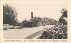 Don's Motor Hotel - U.S. Highway 99, North Postcard