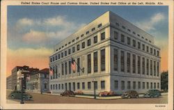 U.S. Court House and Custom House, U.S. Post Office Mobile, AL Postcard Postcard Postcard