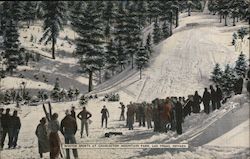 Winter Sports at Charleston Mountain Park Postcard