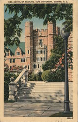 School of Medicine at Duke University Postcard