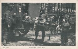 Medical First Aid World War II Postcard Postcard Postcard