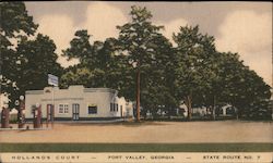 Holland's Court Fort Valley, GA Postcard Postcard Postcard