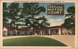 Carolina Motor Court Postcard