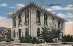 The Federal Building Sherman, TX Postcard Postcard Postcard