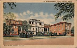 The Houston Central Library Postcard