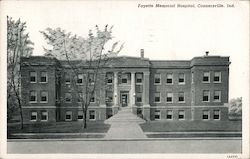 Fayette Memorial Hospital Connersville, IN Postcard Postcard Postcard