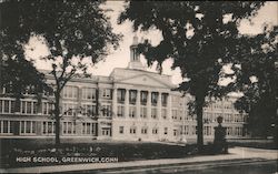 High School Greenwich, CT Postcard Postcard Postcard