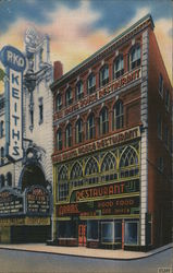 Adams House Restaurant Postcard