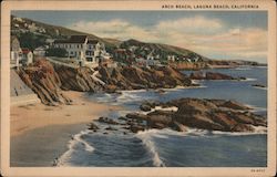 Arch Beach Laguna Beach, CA Postcard Postcard Postcard