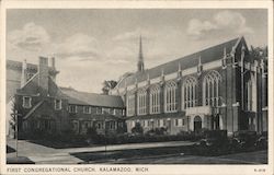First Congregational Church Postcard