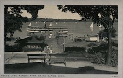 Reed's Lake, Ramona Park Postcard