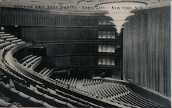 Interior R.K.O. Roxy Theatre Radio City Postcard