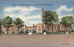 Central Methodist Episcopal Church Muskegon, MI Postcard Postcard Postcard