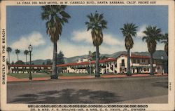 La Casa Del Mar Motel Postcard