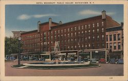 Hotel Woodruff, Public Square Postcard
