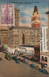 Broadway, North From Eleventh Street Oakland, CA Postcard Postcard Postcard