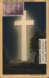 "Easter Sunrise" Service Cross, Mt. Davidson San Francisco, CA Postcard Postcard Postcard