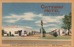 Gateway Motel A Highly Recommended Motel For The Travelers Comfort AAA Approved Merced, CA Postcard Postcard Postcard