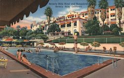 Beverly Hills Hotel and Bungalows Postcard