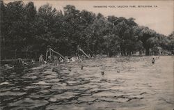 Swimming Pool, Saucon Park Postcard