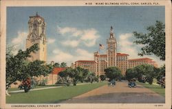 Miami Biltmore Hotel Coral Gables, FL Postcard Postcard Postcard