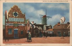 Dutch Village, Chicago World's Fair Postcard
