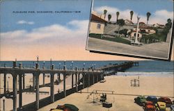 Pleasure Pier Oceanside, CA Postcard Postcard Postcard