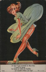 ya' needn't blow yer top! Postcard