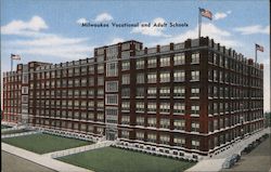 Milwaukee Vocational and Adult Schools Postcard