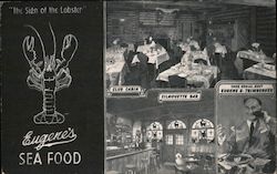 Eugene's Sea Food, Hotel Juneau Postcard