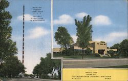 Radio City - Home of the Milwaukee Journal Stations Postcard