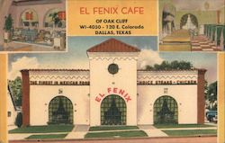 El Fenix Cafe Dallas, TX Postcard Postcard Postcard