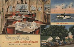 Mathon's Waukegan, IL Postcard Postcard Postcard