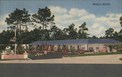 Moss's Motel Postcard