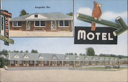 Cardinal Motel Augusta, GA Postcard Postcard Postcard