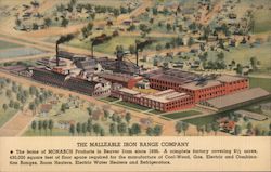 Malleable Iron Range Company - Monarch Beaver Dam, WI Postcard Postcard Postcard