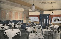 Coffee Shop at the Hotel Marinette Postcard