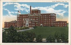 York Hospital Postcard