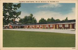Colonial Court Motel, On U.S. 64 & U.S. 70 Postcard