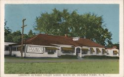 Lessing's AU Sable Valley Lodge Ausable Forks, NY Postcard Postcard Postcard