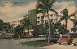 Key Biscayne Hotel Florida Postcard Postcard Postcard