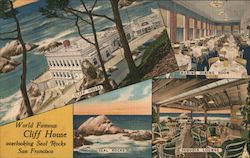 World Famous Cliff House Overlooking Seal Rocks Postcard