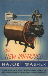 The New Improved Najort Washer Postcard