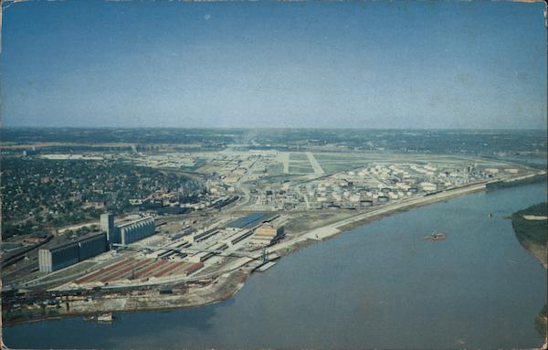 Aerial View of Fairfax Industrial District Kansas City