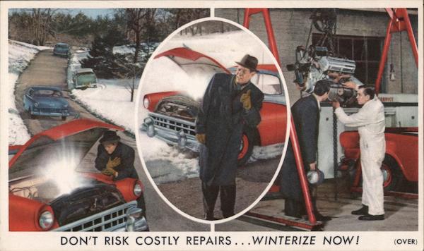 Winterize Now!  Bank O' Cal Parking Seattle Advertising